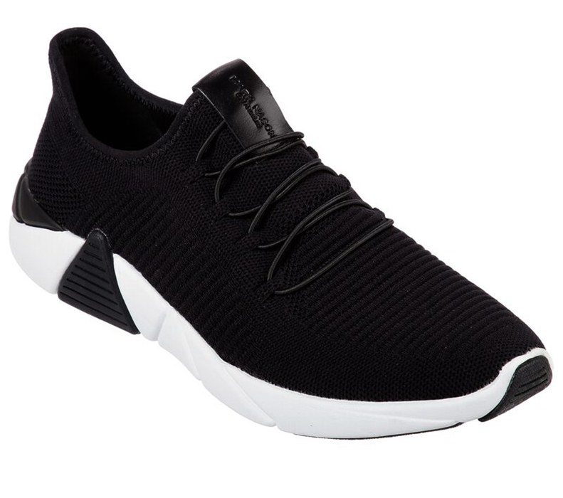 Skechers Herr Svarta Slip On - A-Line - Axes - Sverige (WVBFM-4536)